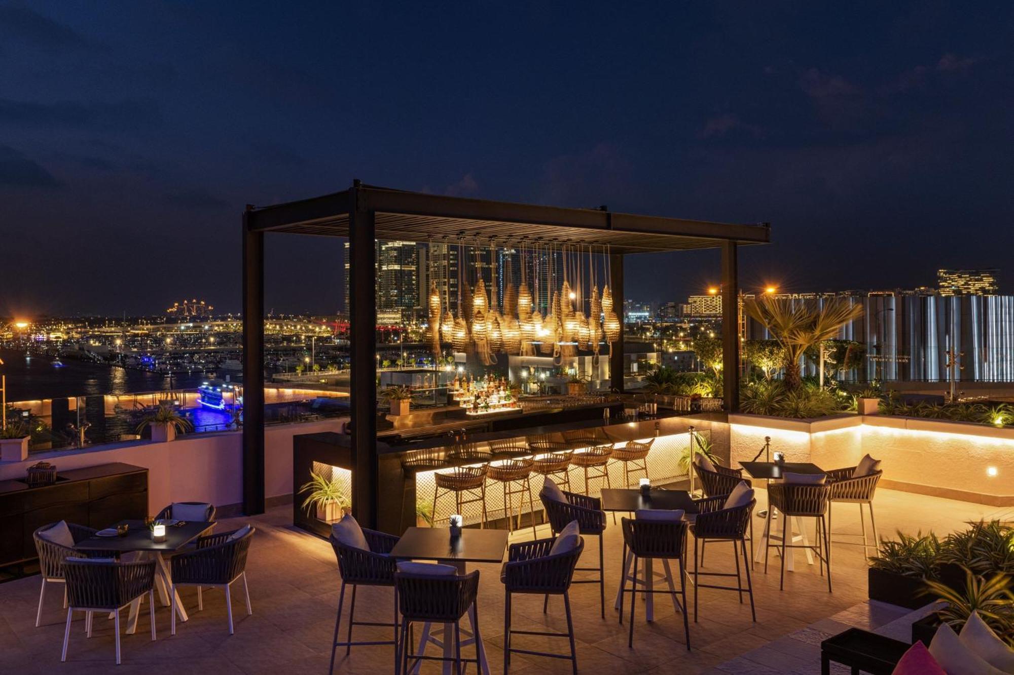 Grosvenor House, A Luxury Collection Hotel, Dubái Exterior foto Skyline Bar