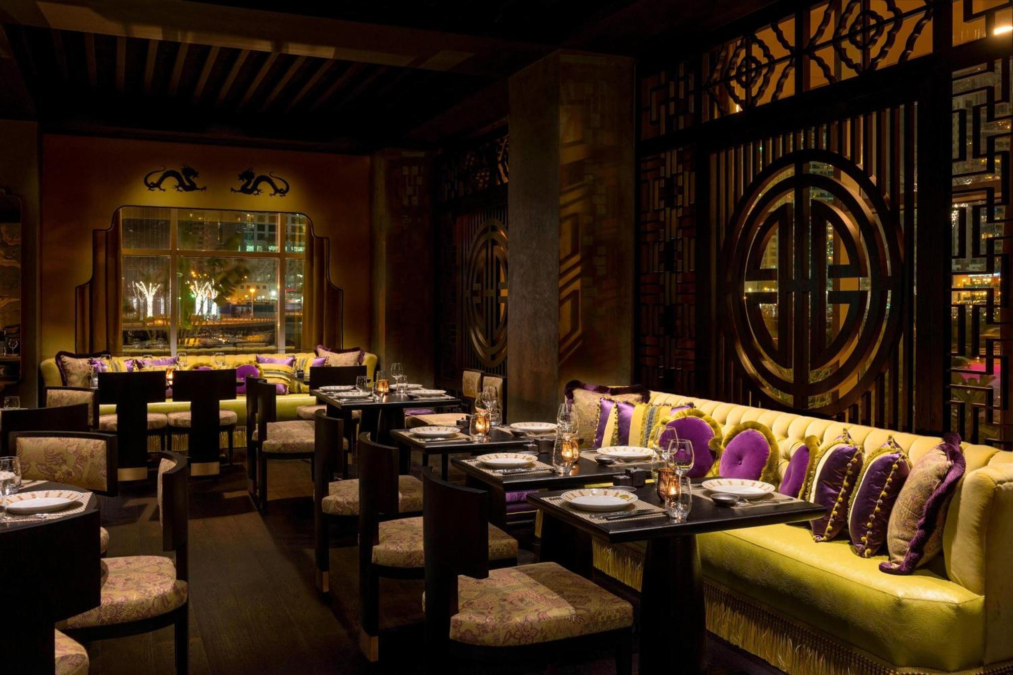 Grosvenor House, A Luxury Collection Hotel, Dubái Exterior foto Interior of the restaurant