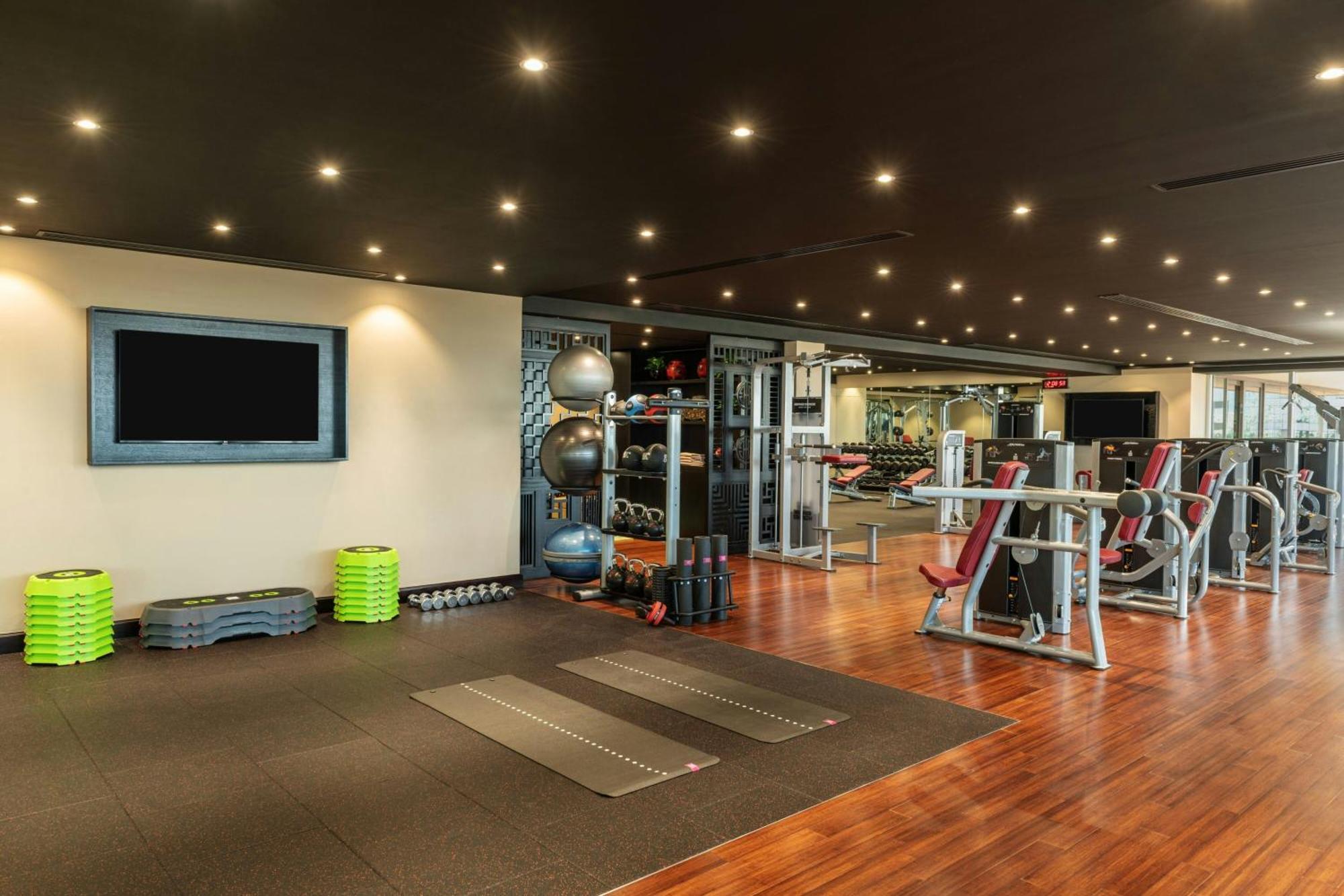 Grosvenor House, A Luxury Collection Hotel, Dubái Exterior foto The gym at the 100 North Main Street location